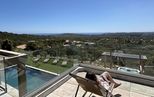 Terrase vue mer Villa Aria Alto